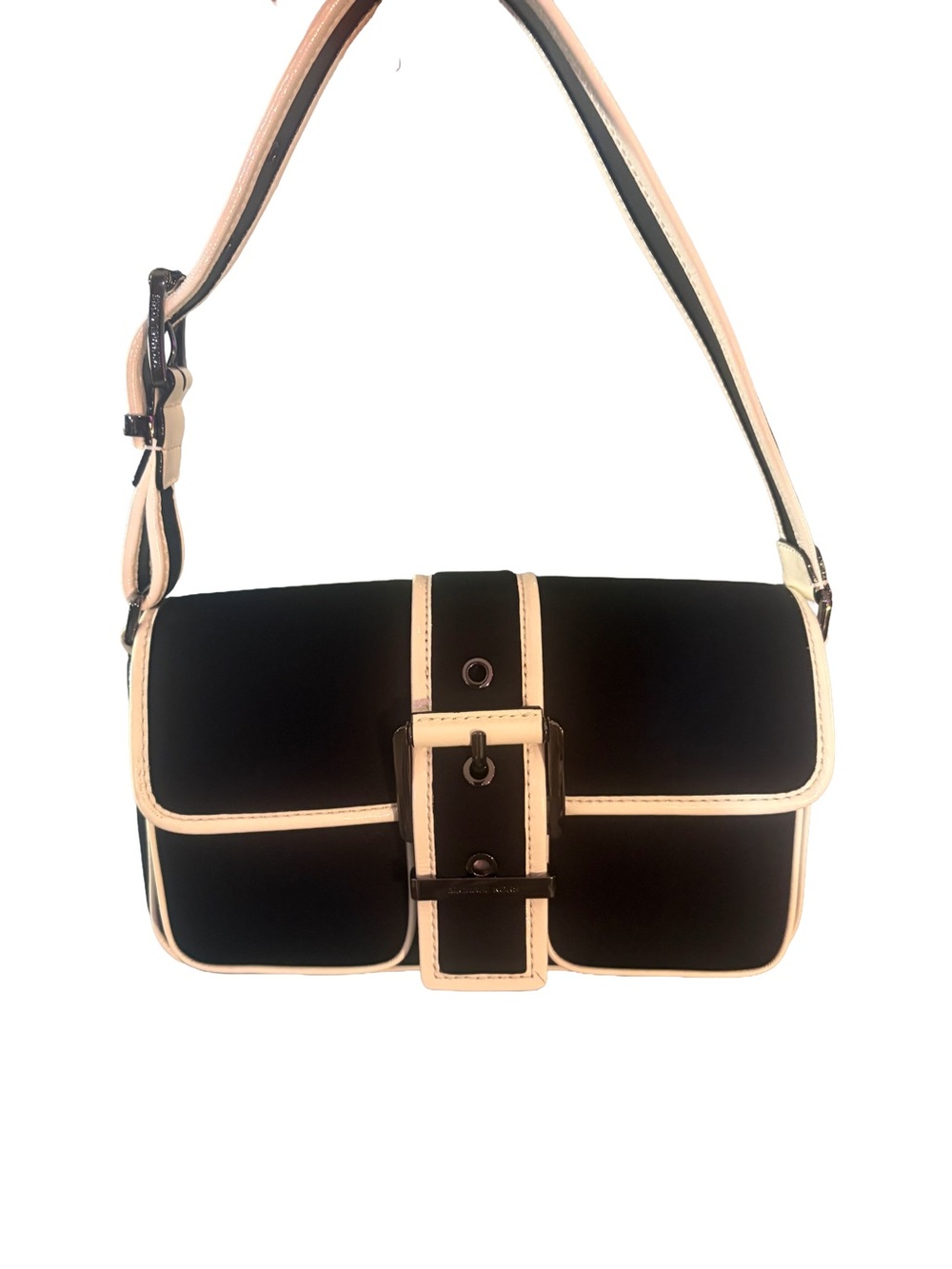 Michael Kors Colby Medium Two-Tone Neoprene Shoulder Bag